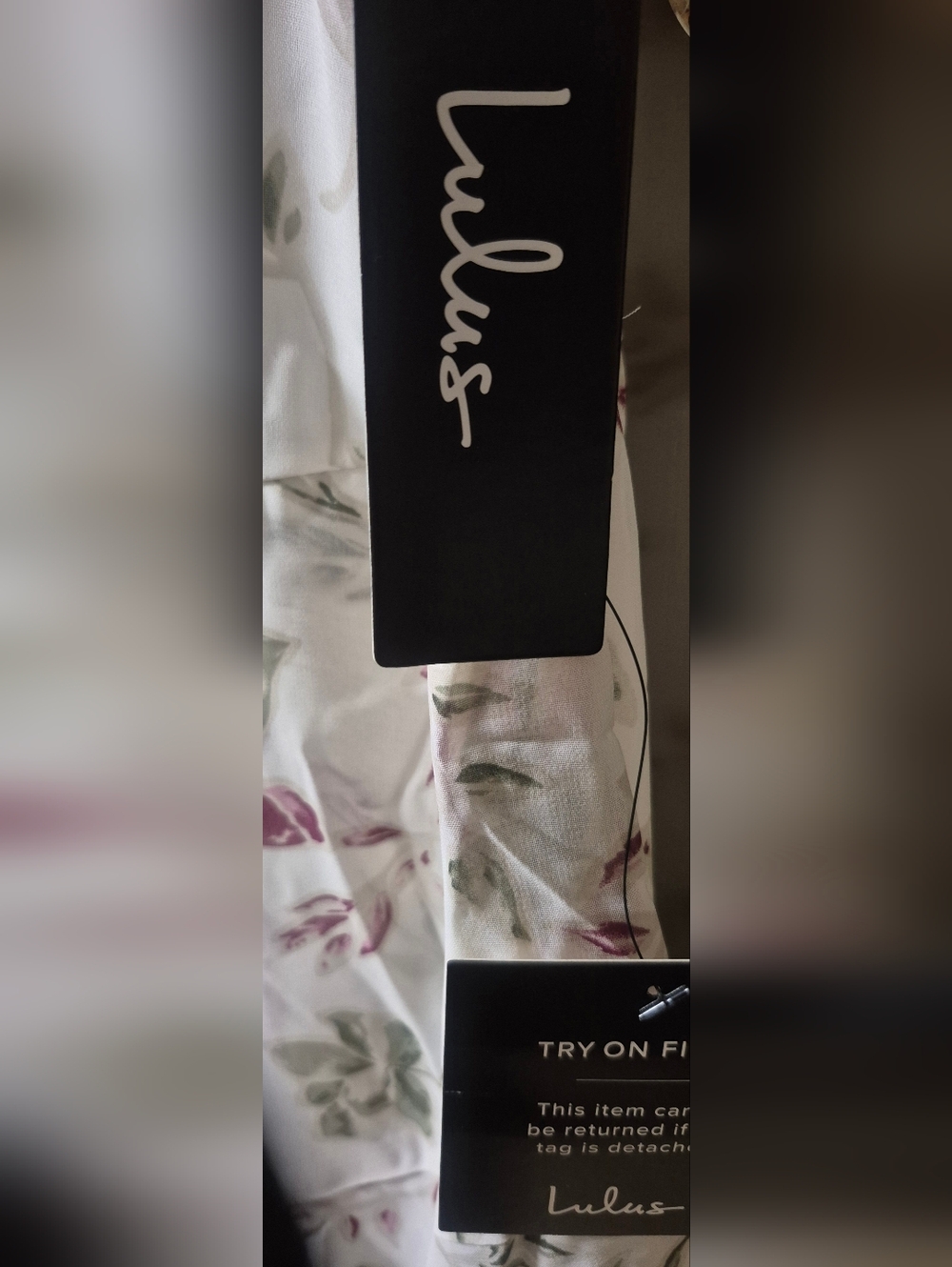 NWT - Lulus Floral Ruffle V-Neck Maxi Dress - White with Pink Floral, Size Large - Picture 2 of 2